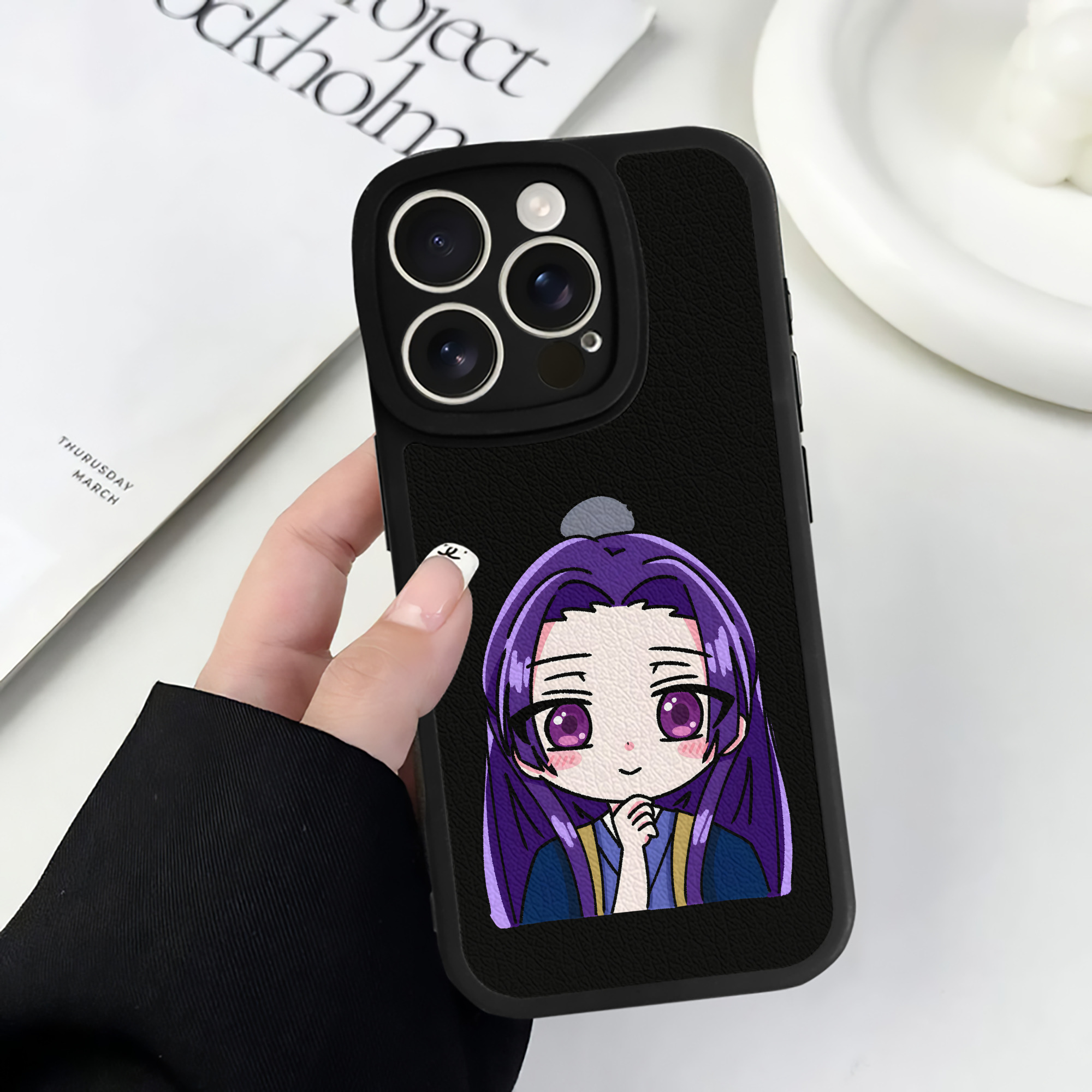 薬屋のひとりごと The Apothecary Diaries 【iPhone 16シリーズ対応】シリコンスマホケース（レザー調） 材質：シリコン